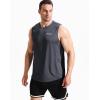 imageNELEUS Mens Dry Fit Workout Running Muscle Tank Top5042 GreyOlive GreenBlue