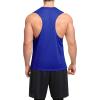 imageNELEUS Mens Dry Fit Workout Running Muscle Tank Top5054 BlackDark GreyBlue 3 Pack
