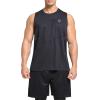 imageNELEUS Mens Dry Fit Workout Running Muscle Tank Top5054 BlackDark GreyBlue 3 Pack