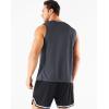 imageNELEUS Mens Dry Fit Workout Running Muscle Tank Top5160 BlackGreyNavy Blue