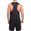 imageNELEUS Mens Dry Fit Workout Running Muscle Tank Top54 BlackDark GreyWhite 3 Pack