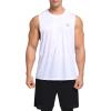 imageNELEUS Mens Dry Fit Workout Running Muscle Tank Top54 BlackDark GreyWhite 3 Pack