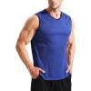 imageNELEUS Mens Dry Fit Workout Running Muscle Tank TopVneck BlackGreyBlue  3 Pack