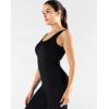 imageNELEUS Womens 3 Pack Compression Tank Top Support Yoga Bra with Cups Athletic Running Shirts8087 BlackBlackBlack