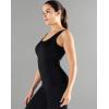 imageNELEUS Womens 3 Pack Compression Tank Top Support Yoga Bra with Cups Athletic Running Shirts8087 BlackBlackBlack