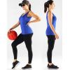 imageNELEUS Womens 3 Pack Compression Tank Top Support Yoga Bra with Cups Athletic Running Shirts8199 BlackGreyBlue