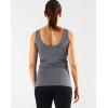 imageNELEUS Womens 3 Pack Compression Tank Top Support Yoga Bra with Cups Athletic Running Shirts8199 BlackGreyBlue