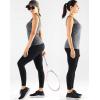 imageNELEUS Womens 3 Pack Compression Tank Top Support Yoga Bra with Cups Athletic Running Shirts8199 BlackGreyRed