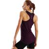 imageNELEUS Womens Racerback Yoga Workout Tank Top06 BlackGreyRed 3 Pack