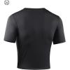 imageWomens 3 Pack Running Shirt Workout Athletic Crop ShirtsVneck BlackBlackBlack  3 Pack