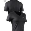 imageWomens 3 Pack Running Shirt Workout Athletic Crop ShirtsVneck BlackGreyLight Purple  3 Pack