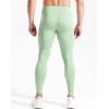 imageNELEUS Mens Dry Fit Compression Pants Workout Running Leggings6107 PinkLight Green 2 Pack