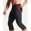 imageNELEUS Mens Dry Fit Compression Pants Workout Running Leggings6120 BlackBlackBlack 3 Pack
