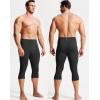 imageNELEUS Mens Dry Fit Compression Pants Workout Running Leggings6120 BlackBlackBlack 3 Pack