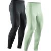 6107 Black/Light Green 2 Pack