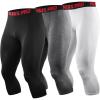 Capris: Black/Grey/White 3 Pack