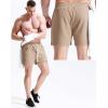 imageNELEUS Mens 7 inch Running Shorts Athletic Gym Workout Shorts with Pockets6112 BlackBrownLithg Grey