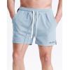 imageNELEUS Mens 7 inch Running Shorts Athletic Gym Workout Shorts with Pockets6112 BlackLight BlueLight Pink
