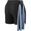 imageNELEUS Mens 7 inch Running Shorts Athletic Gym Workout Shorts with Pockets6112 BlackLight BlueLight Pink