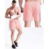 imageNELEUS Mens 7 inch Running Shorts Athletic Gym Workout Shorts with Pockets6112 BlackLight BlueLight Pink