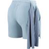 imageNELEUS Mens 7 inch Running Shorts Athletic Gym Workout Shorts with Pockets6112 BlackLight GreyLight Blue