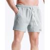 imageNELEUS Mens 7 inch Running Shorts Athletic Gym Workout Shorts with Pockets6112 BlackLight GreyOrange
