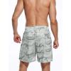 imageNELEUS Mens 7 inch Running Shorts Athletic Gym Workout Shorts with PocketsCamo One Piece of Light Grey