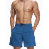 imageNELEUS Mens 7 inch Running Shorts Athletic Gym Workout Shorts with PocketsQ6001 2 Pack blackBlue