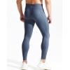 imageNELEUS Mens Compression Baselayer Running Tights Gym Leggings with Pockets6108 BlackGreyNavy Blue 3 Pack