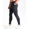 imageNELEUS Mens Compression Baselayer Running Tights Gym Leggings with Pockets6108 BlackLight Green 2 Pack
