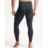 imageNELEUS Mens Compression Baselayer Running Tights Gym Leggings with Pockets6124 BlackLight Green 2 Pack