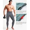 imageNELEUS Mens Compression Baselayer Running Tights Gym Leggings with Pockets6125 BlackGrey 2 Pack