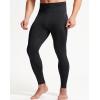 imageNELEUS Mens Compression Baselayer Running Tights Gym Leggings with Pockets6125 BlackGrey 2 Pack