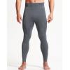 imageNELEUS Mens Compression Baselayer Running Tights Gym Leggings with Pockets6125 BlackGrey 2 Pack