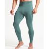 imageNELEUS Mens Compression Baselayer Running Tights Gym Leggings with Pockets6125 BlackGreygreen 2 Pack