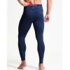 imageNELEUS Mens Compression Baselayer Running Tights Gym Leggings with Pockets6125 BlackNavy Blue 2 Pack