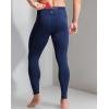 imageNELEUS Mens Compression Baselayer Running Tights Gym Leggings with Pockets6125 BlackNavy Blue 2 Pack