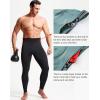 imageNELEUS Mens Compression Baselayer Running Tights Gym Leggings with Pockets6125 BlackNavy Blue 2 Pack