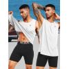imageNELEUS 4 Pack Mens Gym Shirts Sleeveless Athletic Workout Tank Tops0175 Black  Grey  Navy Blue  White 4 Pack
