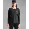 imageNELEUS Womens Athletic Workout Shirts Long Sleeve Running Yoga Tops8024 BlackGreyGrayish Blue 3 Pack