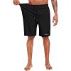 imageNELEUS 2 in 1 Men 9quot Dry Fit Athletic Bermuda Workout Shorts for Basketball Beach Casual6155 BlackGreyGreen 3 Pack