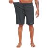 imageNELEUS 2 in 1 Men 9quot Dry Fit Athletic Bermuda Workout Shorts for Basketball Beach Casual6155 BlackGreyNavy Blue 3 Pack