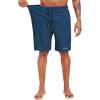 imageNELEUS 2 in 1 Men 9quot Dry Fit Athletic Bermuda Workout Shorts for Basketball Beach Casual6155 BlackNavy BlueGreen 3 Pack