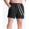 imageNELEUS Mens 7 inch Running Shorts Athletic Gym Workout Shorts with Pockets3d Honeycomb Fabric BlackBlackBlack