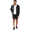 imageNELEUS Mens Workout Fishing Shirts UPF 50 Light Jacket Full Zip Sun Protection Long Sleeve Hoodie for Men Hiking5620 Pack of 1 Black