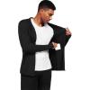 imageNELEUS Mens Workout Fishing Shirts UPF 50 Light Jacket Full Zip Sun Protection Long Sleeve Hoodie for Men Hiking5620 Pack of 1 Black