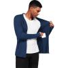 imageNELEUS Mens Workout Fishing Shirts UPF 50 Light Jacket Full Zip Sun Protection Long Sleeve Hoodie for Men Hiking5620 Pack of 1 Navy Blue