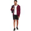 imageNELEUS Mens Workout Fishing Shirts UPF 50 Light Jacket Full Zip Sun Protection Long Sleeve Hoodie for Men Hiking5620 Pack of 1 Red