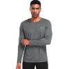 imageNELEUS Mens Workout Long Sleeve Running Shirts Mesh Fishing Hiking TShirtsHoodedCrewneck BlackGreyGreen 3 Pack