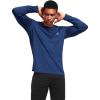 imageNELEUS Mens Workout Long Sleeve Running Shirts Mesh Fishing Hiking TShirtsHoodedCrewneck BlackGreyNavy Blue 3 Pack
